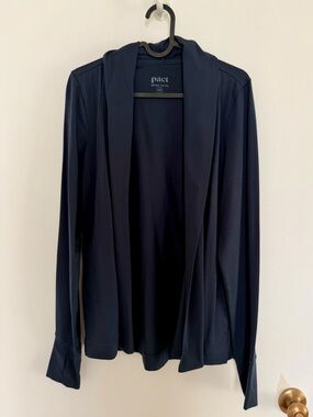 NWT Pact Midnight Blue Luxe Essential Swing Cardigan - Organic Cotton